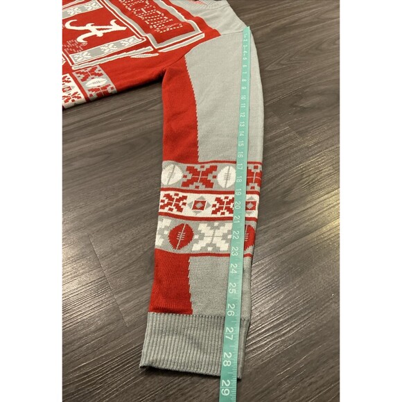 Alabama Crimson Tide LIGHT UP Pullover SWEATER NCAA Football Ugly Xmas UNISEX Lg - Picture 11 of 12